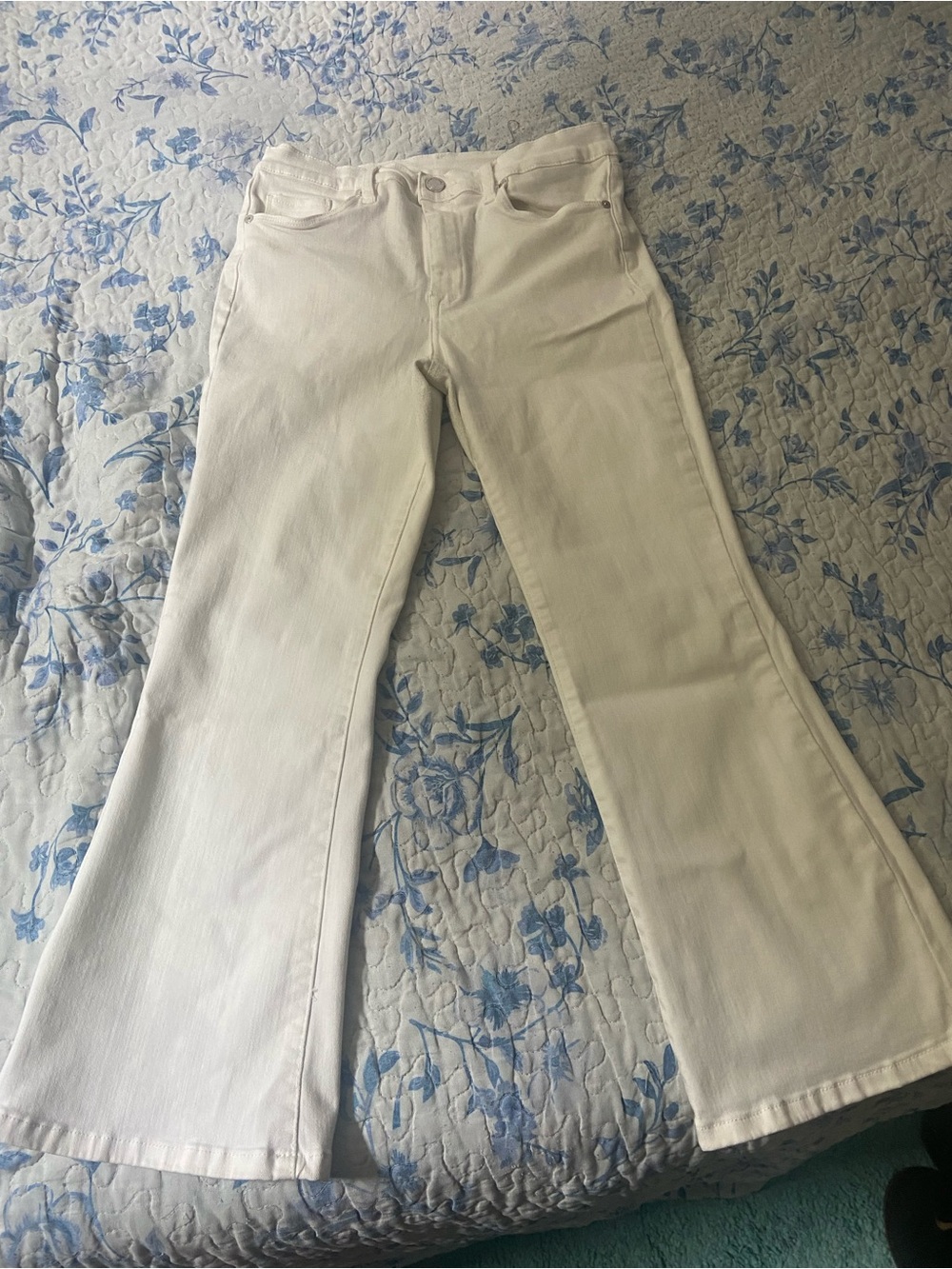 Blank NYC White Flare Jeans